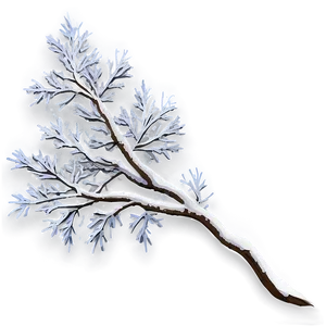 Snowy Tree Under Starry Sky PNG 90 PNG