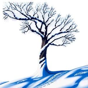 Snowy White Tree Graphic PNG 41 PNG
