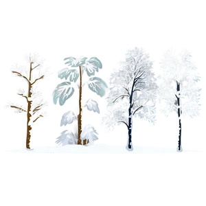 Snowy Wilderness Trees PNG 27 PNG