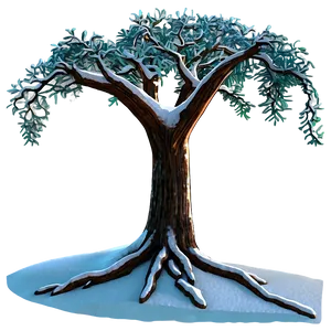 Snowy Wilderness Trees PNG Xwv90 PNG