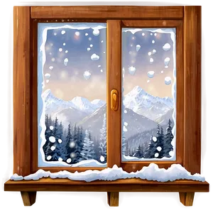 Snowy Window Transparent PNG Huc PNG