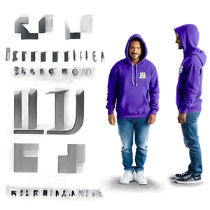 Snug Purple Hoodie Representation PNG 88