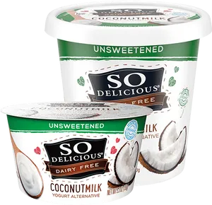 So Delicious Coconut Milk Yogurt Alternative PNG image