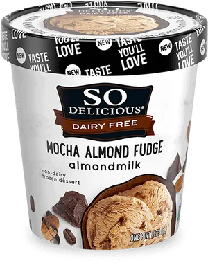 So Delicious Dairy Free Mocha Almond Fudge Ice Cream
