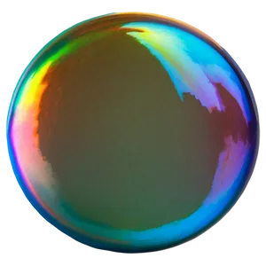 Soap Bubble Iridescent Colors PNG 06262024
