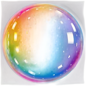 Soap Bubble With Color Spectrum Png Mjn PNG image