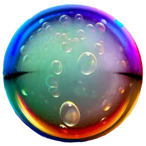 Soap Bubble With Colorful Reflection PNG 06262024 PNG