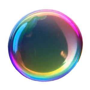 Soap Bubble With Light Flare PNG 53
