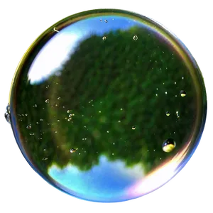 Soap Bubble With Natural Background PNG Iuq64 PNG