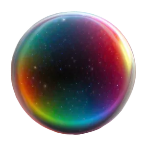 Soap Bubble With Rainbow Colors PNG Rmp7