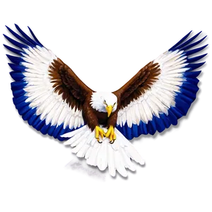 Soaring American Eagle PNG 06122024