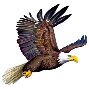 Soaring American Eagle PNG Eue PNG