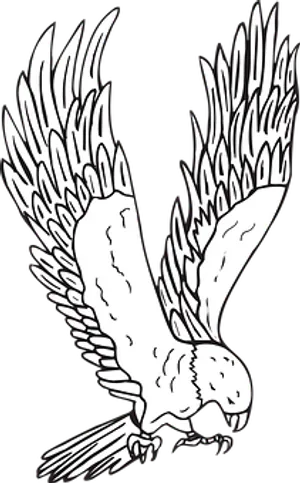 Soaring_ Eagle_ Silhouette_ Vector