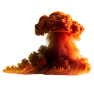 Soaring Orange Smoke Art PNG 18 PNG
