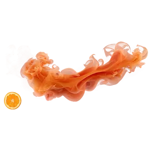 Soaring Orange Smoke Art PNG Wmb45 PNG