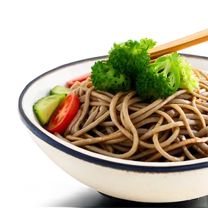 Soba Noodles With Vegetables Png Rcq PNG image