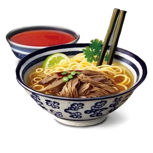Soba Ramen Bowl PNG 06212024