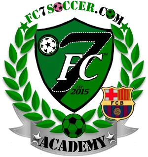 Soccer Academy Crestwith Laurel Wreath PNG image