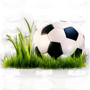 Soccer Ball In Grass Png 60 PNG image