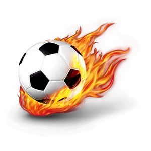 Soccer Ball On Fire Png Mnd48 PNG image