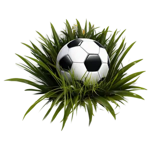 Soccer Ball On Grass Png 06242024 PNG image