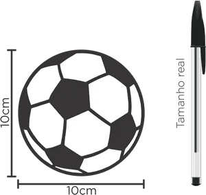 Soccer Ball Size Comparison PNG image