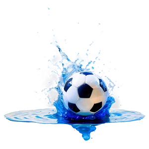 Soccer Ball Splash Water Png Dig34 PNG image