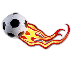 Soccer Ball With Flames Png Avk69 PNG image