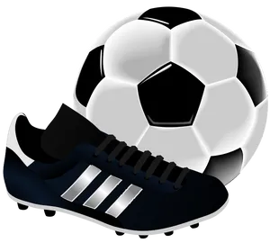 Soccer Balland Cleat Graphic