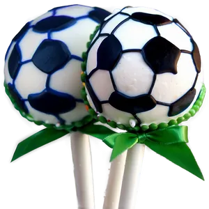 Soccer Cake Pops PNG Qcy55