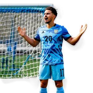 Soccer Goal Celebration PNG Njf28