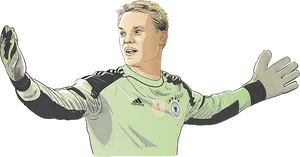 Soccer_ Goalkeeper_ Illustration