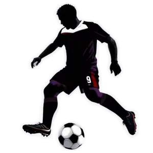 Soccer Player Silhouette PNG 05212024 PNG