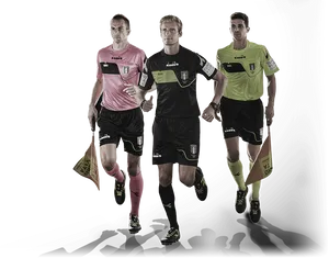 Soccer Referees Readyfor Match PNG