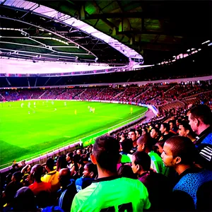 Soccer Stadium Crowd PNG Pyo