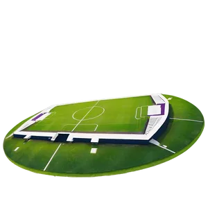 Soccer Stadium Field Close-up PNG Hja