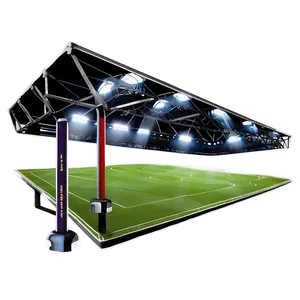 Soccer Stadium Floodlight Illumination Png 06252024 PNG image