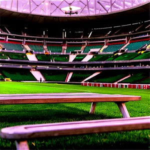 Soccer Stadium Team Bench PNG 06252024