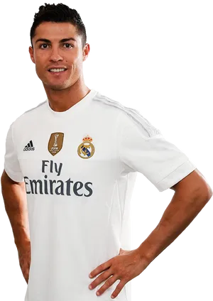 Soccer Starin White Kit PNG