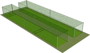 Soccer Training Facility Design PNG image