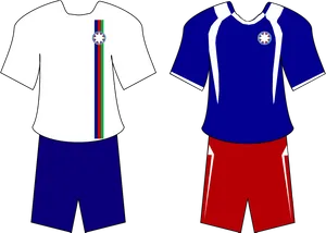 Soccer Uniform Designs Concept PNG