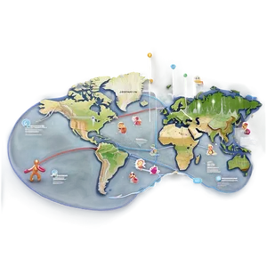 Social Connectivity Map PNG Hkn45 PNG