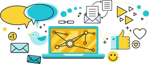 Social Media Analytics Illustration