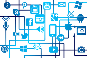 Social Media Connectivity Icons