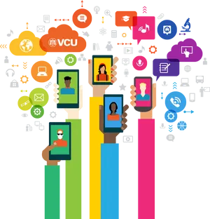 Social Media Connectivity Illustration