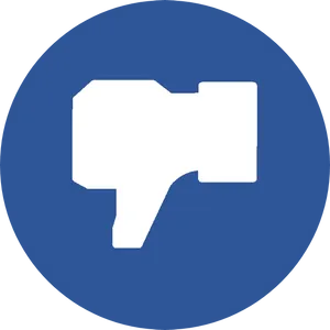 Social Media Dislike Icon PNG image