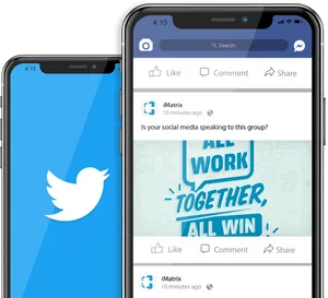 Social Media Engagement Concept