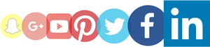 Social Media Icons Collection PNG