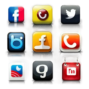 Social Media Icons For Business PNG Kfc20