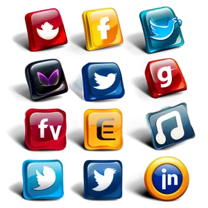 Social Media Icons For Corporate Sites PNG 05252024 PNG